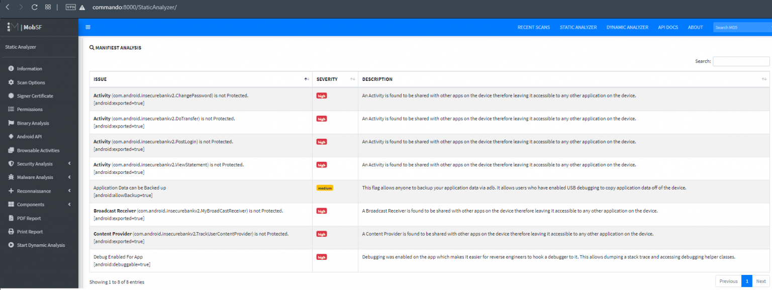 Vulnerability Analysis in Android Applications (2) - Jaymon Security