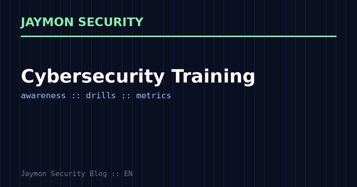 Cybersecurity training for businesses - Jaymon Security