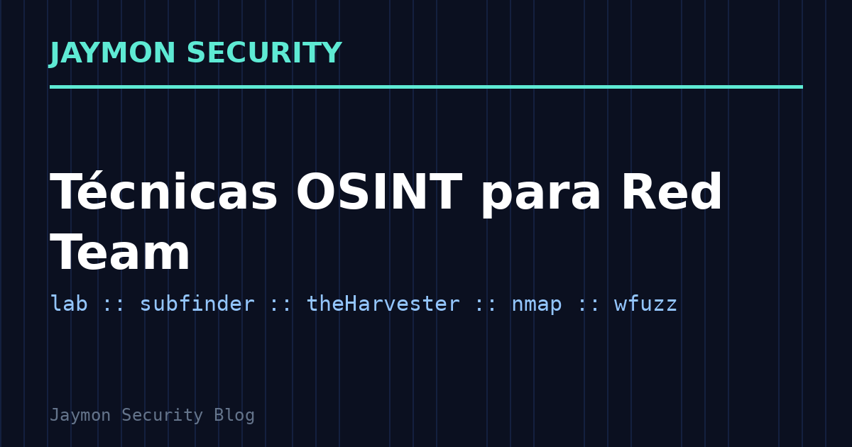 OSINT - Jaymon Security