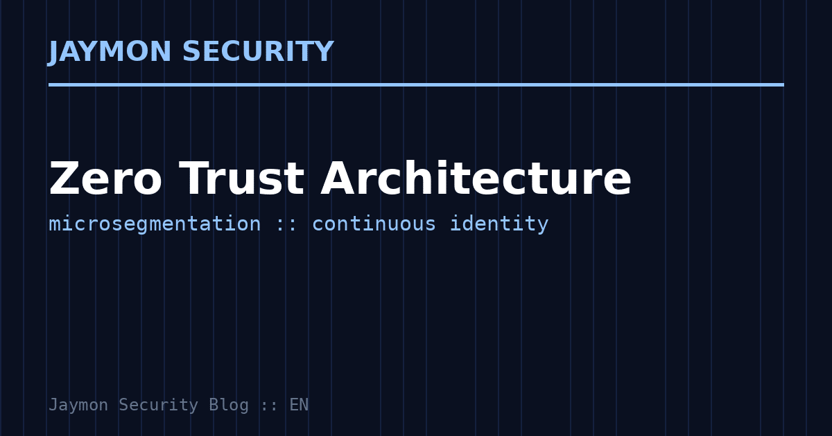 Zero Trust architecture: identity verified before every request for access to data, network and applications